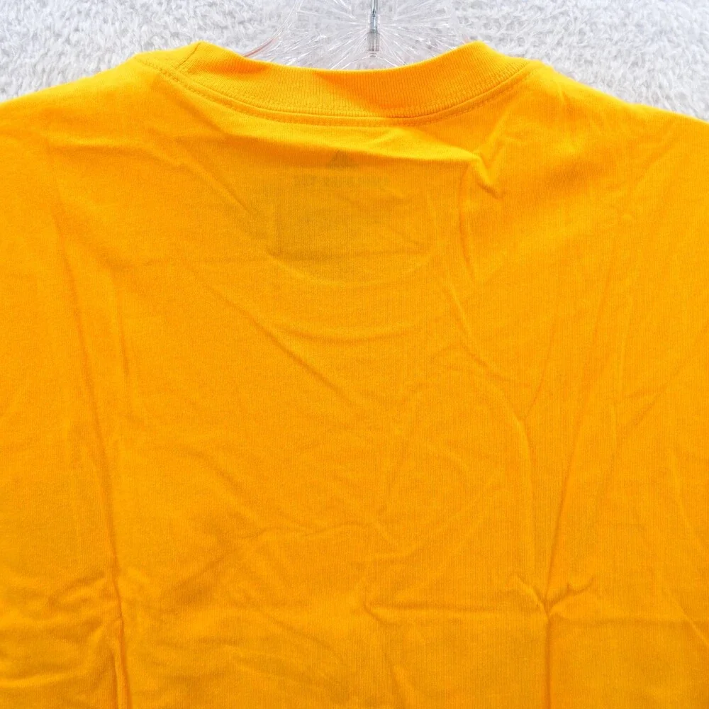 Nashville Predators Shirt Mens Medium Adidas‎ Yellow NHL Hockey Tee Athletic New